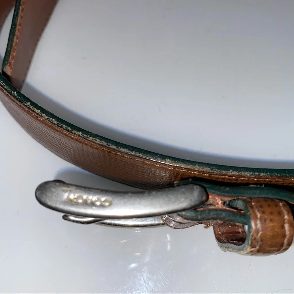 Vintage‎ Coach brown leather belt
